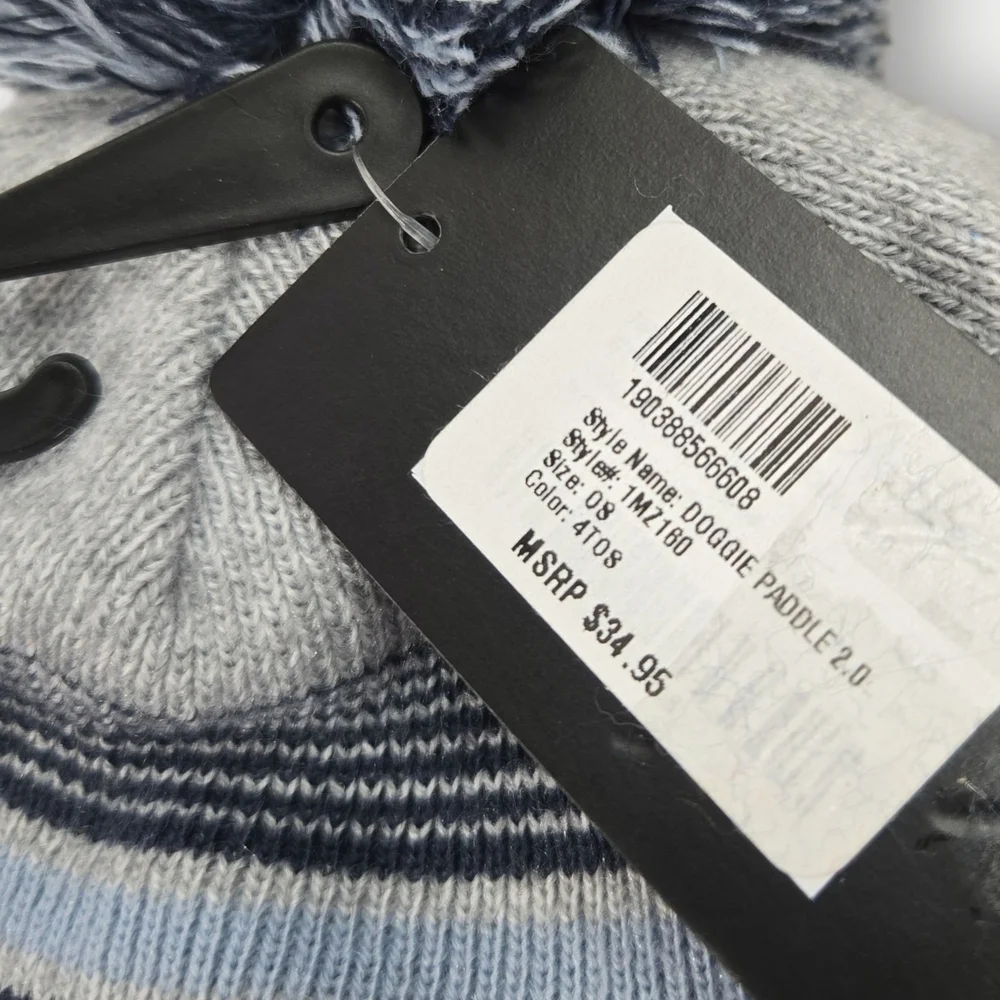 NWT TravisMathew Men's Doggie Paddle 2.0 Golf Pom Beanie $35